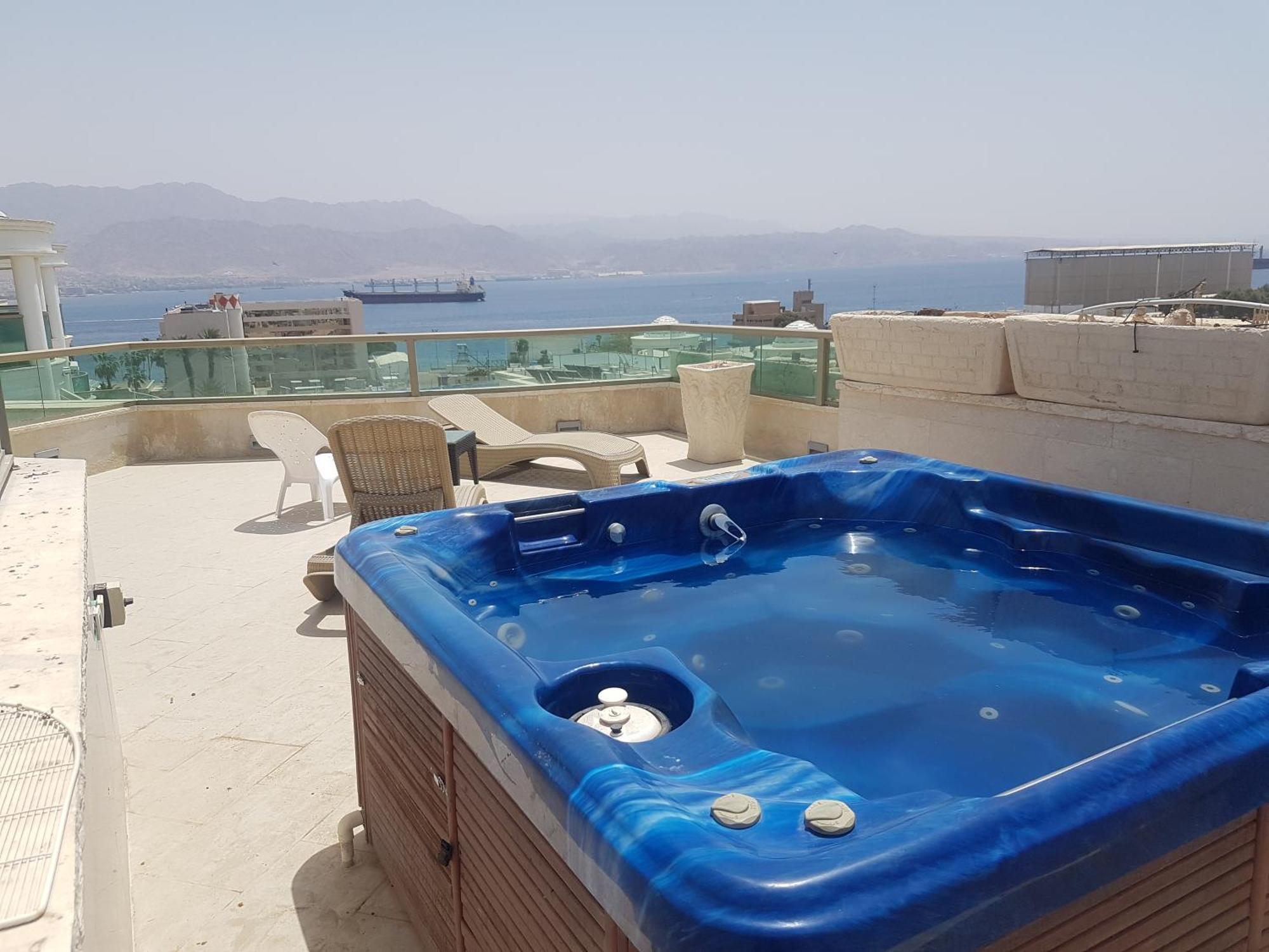 Апартаменты Palmore Top Luxury Penthause With Juccuzi First Line Of The Seaside Эйлат Экстерьер фото